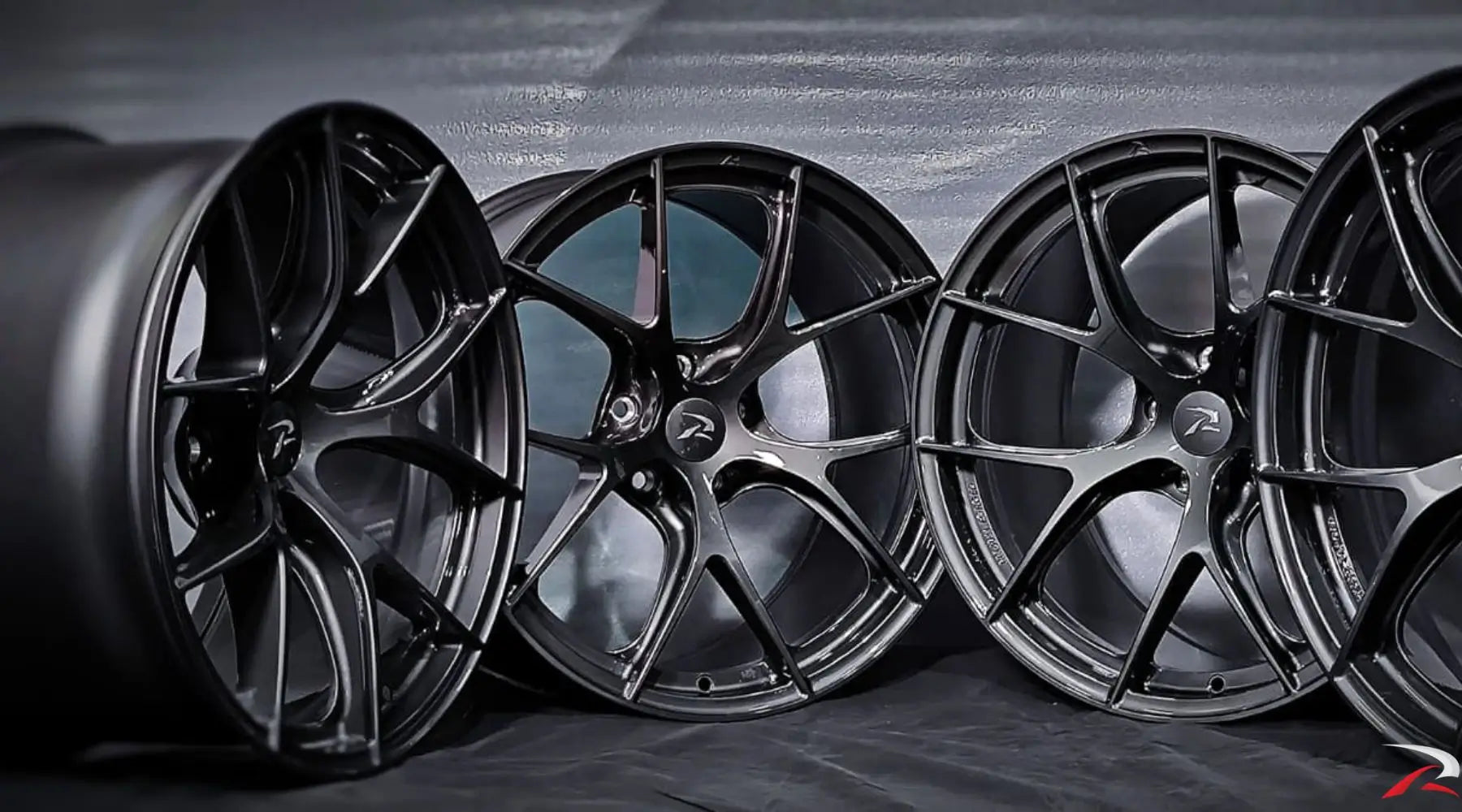 Forged wheels Singapore 2026, multi-spoke lightweight forged rim in brushed gunmetal finish