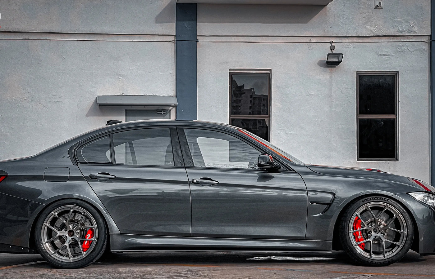 RRT forged wheel fitted on a BMW G80 M3