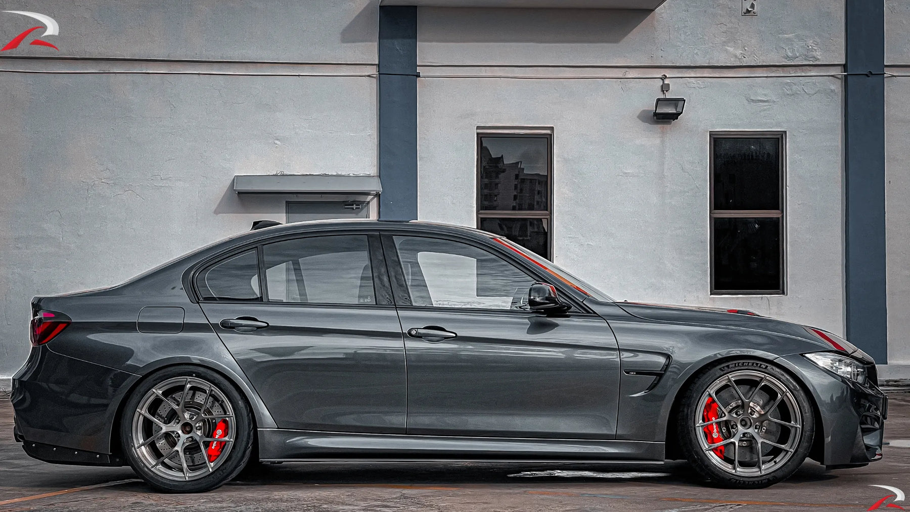 RRT forged wheel fitted on a BMW G80 M3