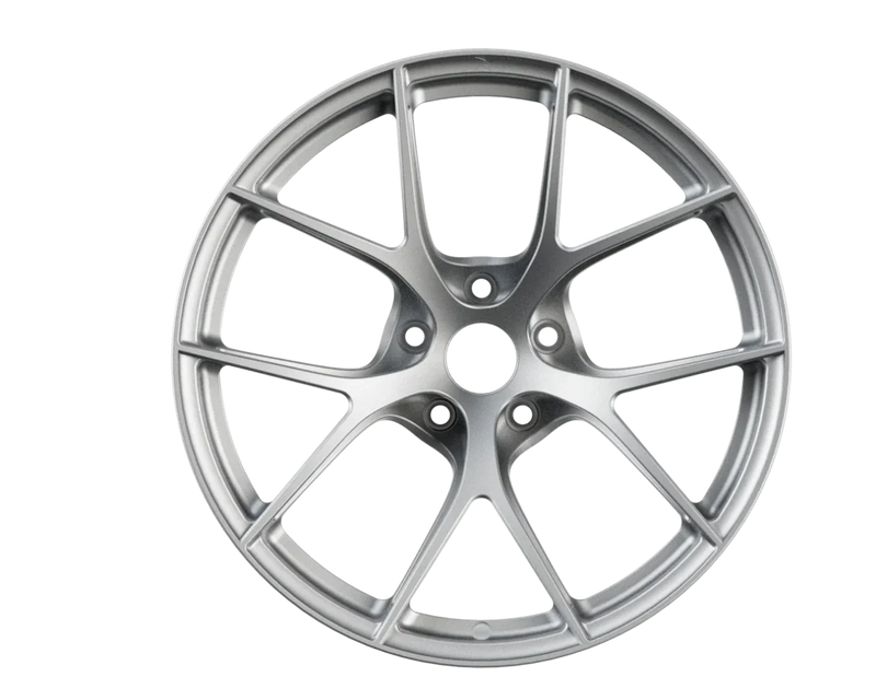 RRT Forged Custom ChryosX Aluminum Wheel and rim on a white background